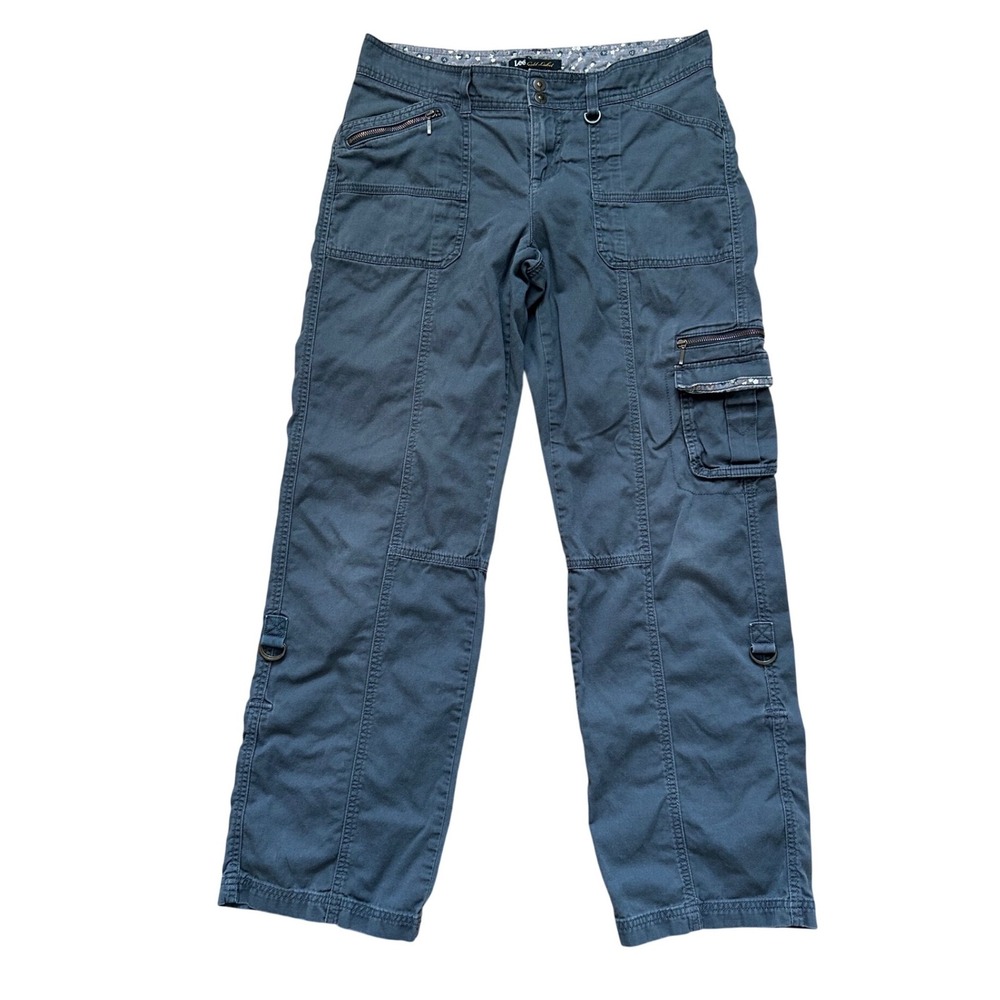 Y2k Cargo Pants Gray Utility Hiking Gorpcore Lee Gold Label 8 Medium Outdoors